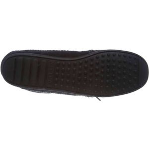 Minnetonka Moccasin Mosaic Black Ankle Booties